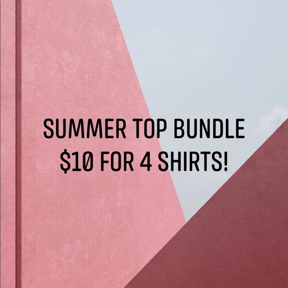 SUMMER TOP BUNDLE - 4 SHIRTS FOR $10 - Picture 6 of 6